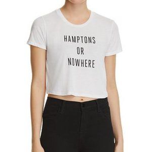 Knowlita Hamptons or Nowhere Crop Top Medium NWT